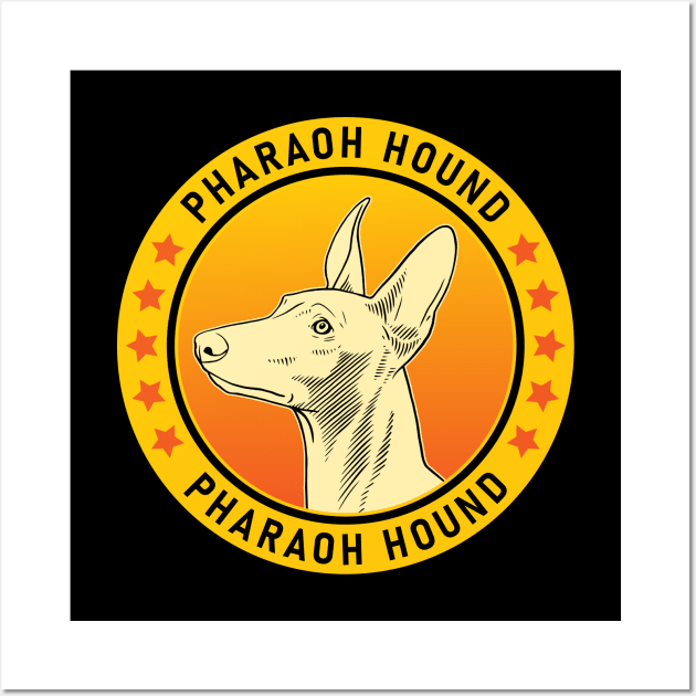 Pharaoh Hound Dog Portrait Wall Art by millersye